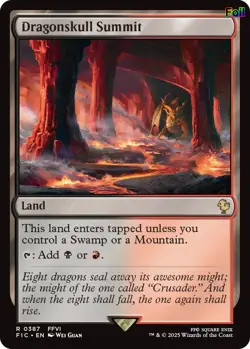Dragonskull Summit (Surge Foil) 387 Commander: FINAL FANTASY NM EN - Image 1
