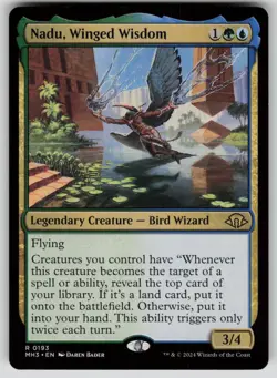 Nadu, Winged Wisdom Normal R Modern Horizons 3 193 NM - Image 1
