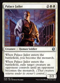 1x Palace Jailer NM-Mint, English Conspiracy 2: Take the Crown MTG Magic - Image 1