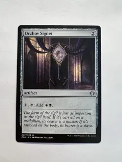 Orzhov Signet - MTG Commander 2020 - NM - Image 1