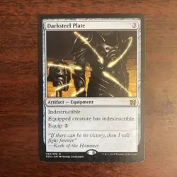 MTG - Darksteel Plate - Duel Decks: Elves vs. Inventors Lp - Image 1