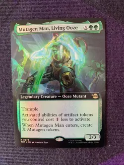 MUTAGEN MAN, LIVING OOZE (EXTENDED ART) TMNT MAGIC: THE GATHERING FOIL NM/M - Image 1