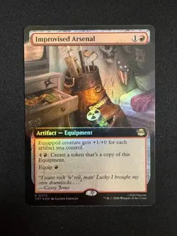 Improvised Arsenal (EXTENDED FOIL) - TMNT (Magic) NM - Image 1