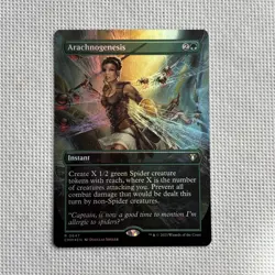 MTG [ARACHNOGENESIS] Borderless Commander Masters 0647 Foil Rare NM/Unplayed - Image 1