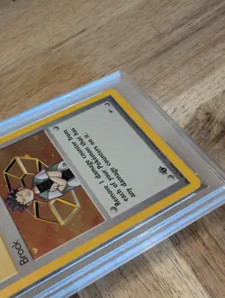 2000 POKEMON GYM HEROES 1ST EDITION #15 BROCK-HOLO PSA 9 MINT - Image 4