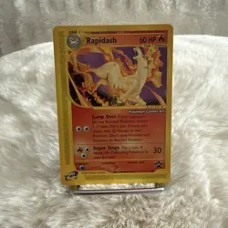 Pokemon TCG Rapidash Expedition Pokemon Center NY Promo Black Star - Image 1