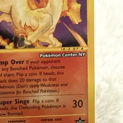 Pokemon TCG Rapidash Expedition Pokemon Center NY Promo Black Star - Image 2