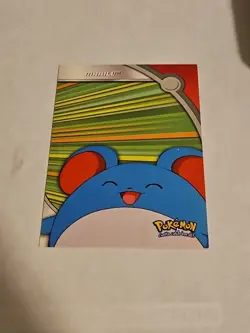 Pokemon Topps Heroes & Villains Blue Label HV15 Marill LP - Image 1