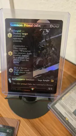 MTG Final Fantasy 7 Summon cards: Bahamut, 2x Knights of round, Primal Odin, ETC - Image 4
