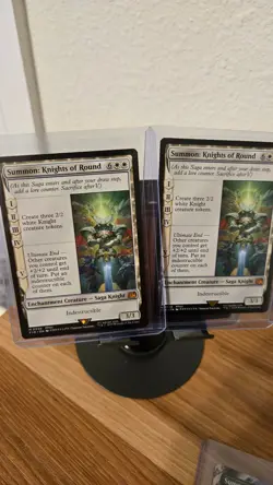 MTG Final Fantasy 7 Summon cards: Bahamut, 2x Knights of round, Primal Odin, ETC - Image 5