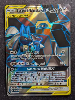 Lucario & Melmetal GX Tag Team - 203/214 - Unbroken Bonds (Pokemon) MP - Image 1