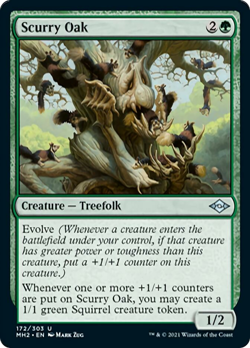 Scurry Oak FOIL Modern Horizons 2 NM Green Uncommon MAGIC MTG CARD ABUGames - Image 1