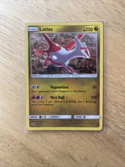 Latias SM135 Black Star Promo Set Dragon Majesty Holo Pokemon TCG - Image 1