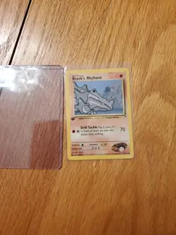 Brock’s Rhyhorn Pokemon 2000 Gym Heroes - 70/132 MINT CONDITION - Image 1