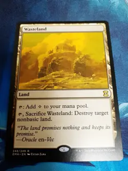 MTG Barren Earth English Quantity 2 Play Use Good Condition - Image 1