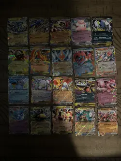 Pokemon TCG Bulk Ex Lot 20 Cards EX Holos - Image 1