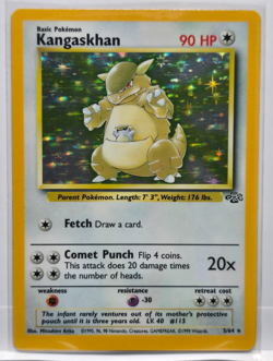 Pokemon Kangaskhan 5/64 Holo Rare 1999 Unlimited Jungle English NM - Image 1