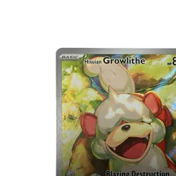 Pokemon TCG Hisuian Growlithe Twilight Masquerade IR 181/167 NM - Image 3