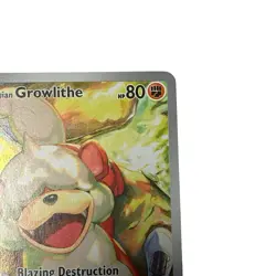 Pokemon TCG Hisuian Growlithe Twilight Masquerade IR 181/167 NM - Image 4