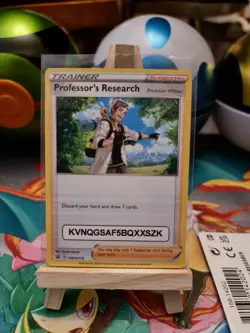 Rare Pokemon Card. Professor's Research. Willow Promo SWSH178. New & Sealed - Image 2