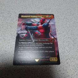MTG Secret Lair Deadpool Trading Card English NM Rare Card - Image 1