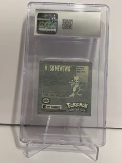 CGC NM/MINT 8 Mewtwo #150 Pokemon Artbox Stickers Series 1 1999 - Image 2