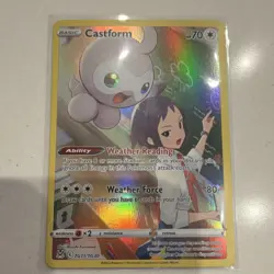 2022 Pokemon SWSH Lost Origin Castform Trainer Gallery #TG11/TG30 (P9) - Image 2