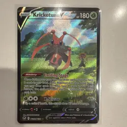 Pokemon Kricketune V TG12/TG30 Silver Tempest Ultra Rare Holo 2022 180HP - Image 1