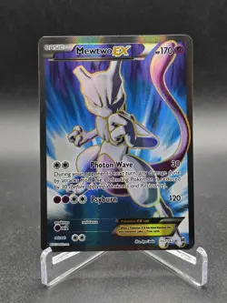 Pokemon TCG Mewtwo-EX Breakthrough 157/162 Holo Full Art Ultra Rare NM - Image 1