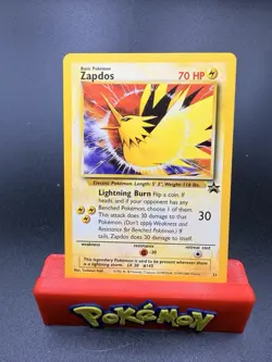 Zapdos - 23 - Pokemon Wizards Black Star Promo Card MOVIE 2000 LP - Image 1