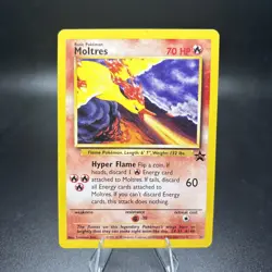 Moltres Promo 21 - WOTC Black Star Promo Vintage Pokemon Card - Near Mint NM -j - Image 1