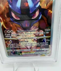 2023 Pokemon Crown Zenith ETB Lucario VSTAR SWSH291 Black Star Promo PSA 10 - Image 2