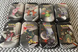 Pokemon Black Bolt & White Flare Unova Mini Tins x8 Full Set | New & Sealed 📦💨 - Image 1