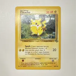 Pokemon Pikachu Common Jungle 50 HP Spark 20 60/64 Unlimited Regular - Image 1