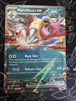 Pokemon TCG Mandibuzz ex 139/217 Ascended Heroes Holo Double Rare - Image 1