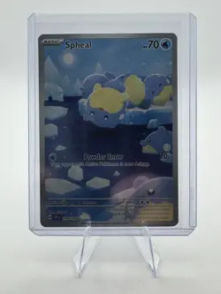 Spheal 199/191 Illustration Rare 2024 Pokemon Surging Sparks Full Art Holo - Image 3