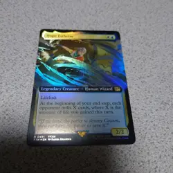 Final Fantasy MTG FIN Hope Estheim English Foil Borderless Extended Art NM - Image 1