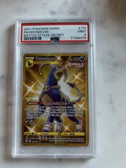 Pokemon Houndoom Secret Rare Holo Full Art 179/163 Battle Styles PSA 9 - Image 1