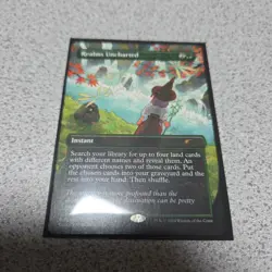 MTG Magic The Gathering SLD Unknown Areas English Borderless Secret Lair NM - Image 1