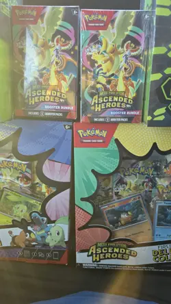 Pokemon TCG Ascended Heros Booster Bundle Lot Perfect Order ETB First Partner - Image 3