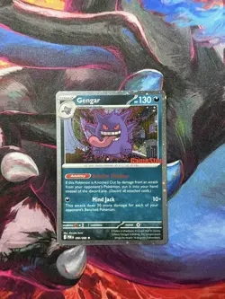 Pokemon Gengar GameStop Exclusive Promo Holo 050/088 Perfect Order - Image 1