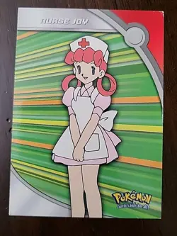 HP! 2000 Topps Pokemon Series 3 HV16 Nurse Joy Blue Logo TV Animation Edition - Image 1