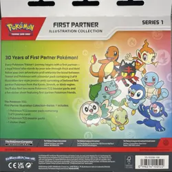 POKEMON TCG FIRST PARTNER ILLUSTRATION COLLECTION BOX FACTORY SEALED A - Image 2