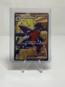 Pokemon TCG - Cynthia's Garchomp ex 215/182 Destined Rivals Sv10 Pack Fresh NM+ - Image 1