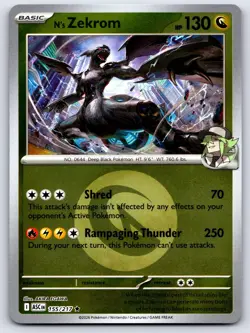 N'S ZEKROM 155/217 ENERGY REVERSE HOLO ME: ASCENDED HEROES NEAR MINT - Image 1