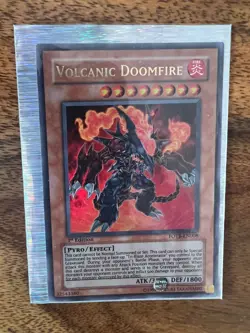 Yugioh Volcanic Doomfire - FOTB-EN008 - 1st Edition Holo NM - Image 3