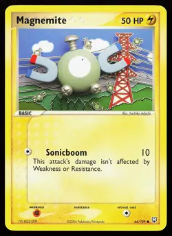 Magnemite 66/109 Common Team Rocket Returns Pokemon Card - Image 1