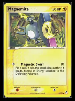 Magnemite 59/92 Common EX Legend Maker Pokemon Card - Image 1