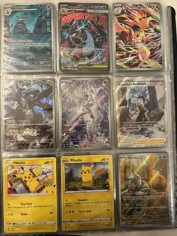 Pokemon binder collection (111 cards) - Image 1