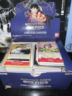 One Piece TCG Bulk Lot - OP01, OP02, OP03, OP04(x2), OP05 -Mixed Cards W/ Boxes - Image 4